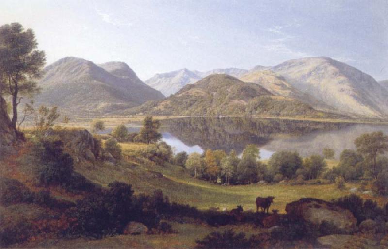 John glover Ullswater,early morning oil painting image